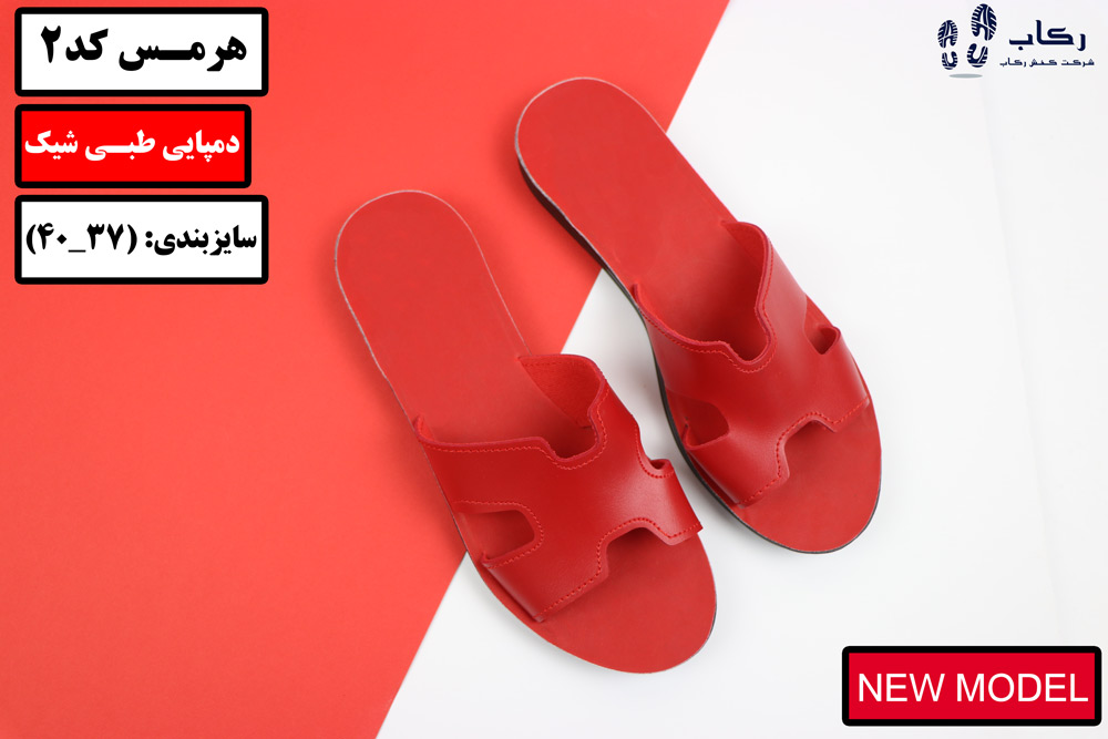 خرید دمپایی زنانه مدل هرمس کد 2