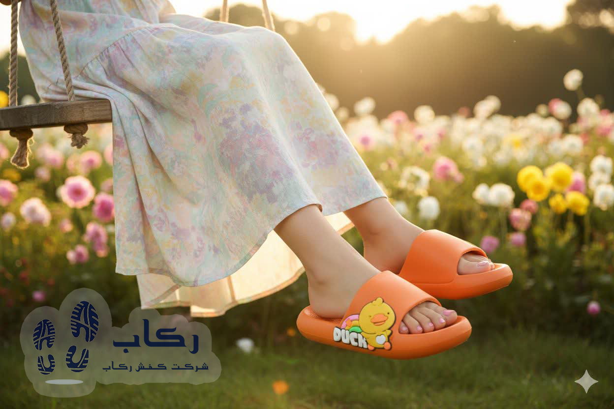 دمپایی دخترانه پلاستیکی
