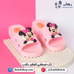 دمپایی دخترانه پلاستیکی خوشگل ارزان صورتی رنگ سایز 29 مدل دیانا