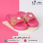 دمپایی زنانه گلدار صورتی سایز 40 مدل هلن