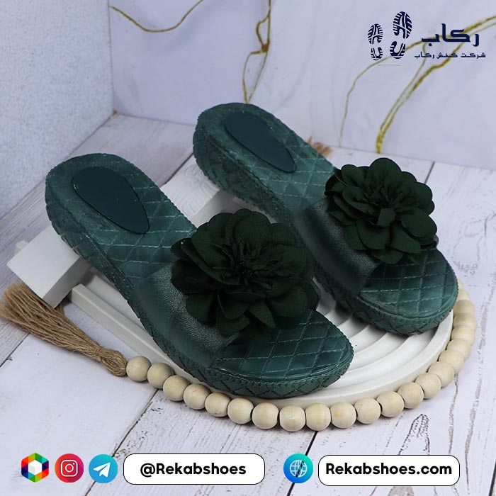 دمپایی پلاستیکی زنانه ارکیده