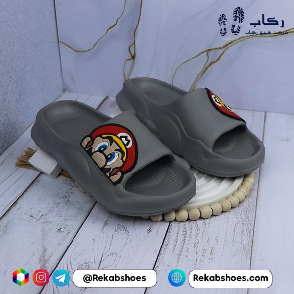 دمپایی پسرانه پلاستیکی ماریو