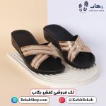 دمپایی زنانه مجلسی روفرشی شیک جدید مدل جلوه