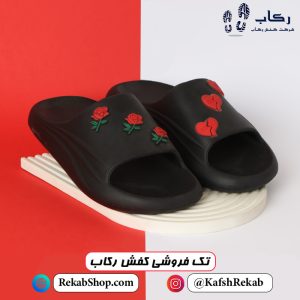 دمپایی زنانه فانتزی شیک و ارزان سایز 38 مدل سه گل
