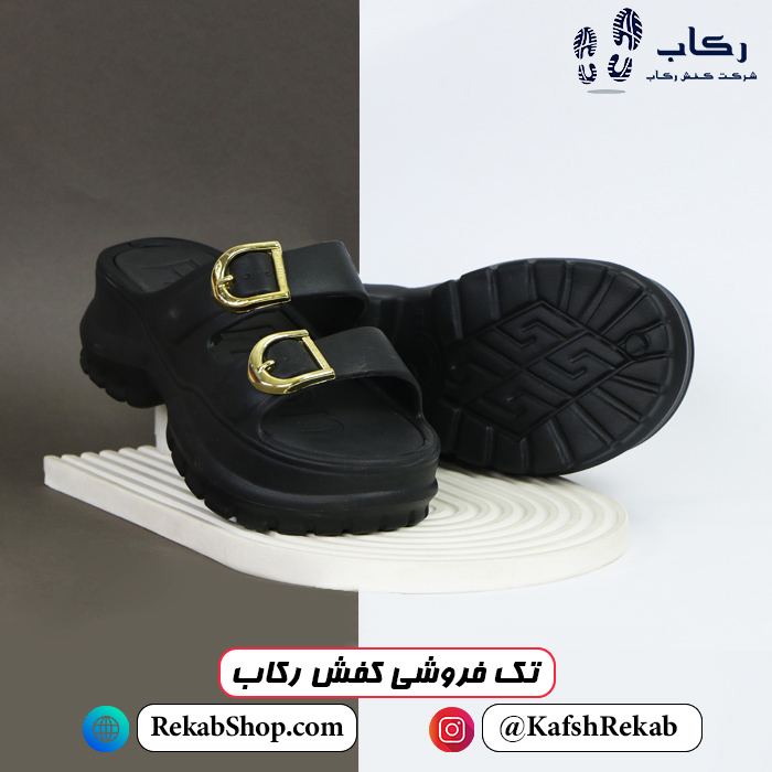 دمپایی پلاستیکی زنانه مدل طلا دمپایی پلاستیکی زنانه مدل طلا