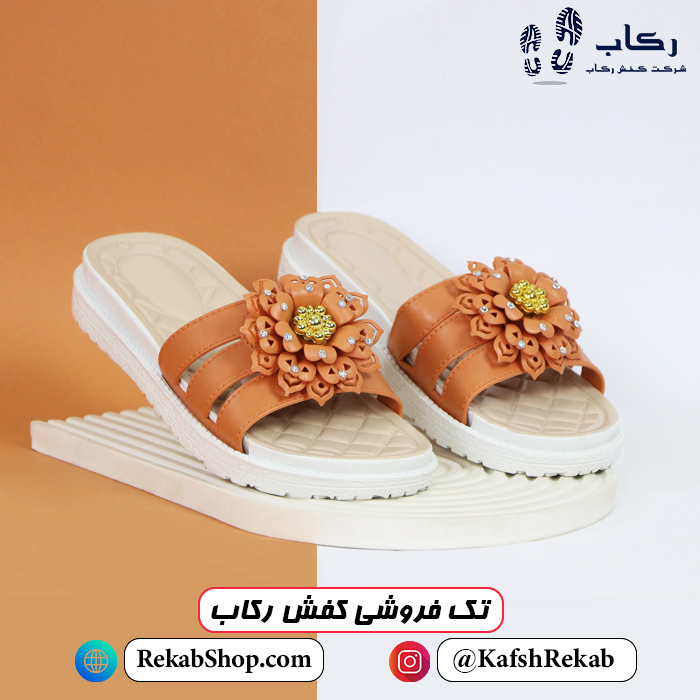 دمپایی روفرشی پلاستیکی مدل گیسو