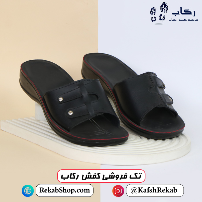 دمپایی زنانه طبی روفرشی شیک مدل باران