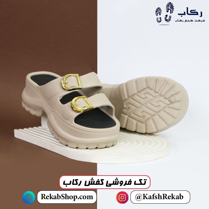 خرید دمپایی پلاستیکی زنانه مدل طلا خرید دمپایی پلاستیکی زنانه مدل طلا